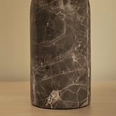 Maddison Lane Ziva Cocoa Linen &amp; Marble Table Lamp
