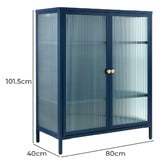 Maddison Lane Westerly 2 Door Display Cabinet