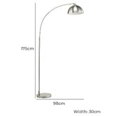 Maddison Lane Zaylee Iron Floor Lamp