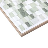 Maddison Lane Sage Bricks Framed Canvas Wall Art
