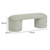 Maddison Lane Rocco Teddy Ottoman Bench