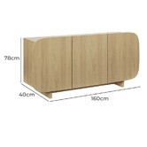 Maddison Lane Andreas 3 Door Buffet