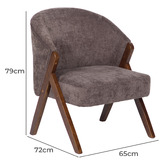 Maddison Lane Caelen Chenille Accent Chair