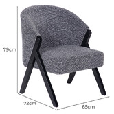 Maddison Lane Caelen Boucle Accent Chair