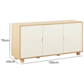 Maddison Lane Brooks 3 Door Sideboard Buffet