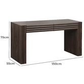 Maddison Lane Linden 2 Drawer Study Desk