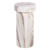 Maddison Lane Mandy Marble-Look Side Table