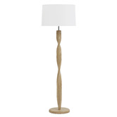 Maddison Lane Hailey Rubberwood Floor Lamp