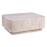Maddison Lane Sylvia Rectangular Travertine-Look Coffee Table
