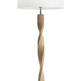 Maddison Lane Hailey Rubberwood Floor Lamp