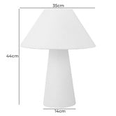 Maddison Lane Rainne Linen Table Lamp