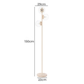 Maddison Lane Myca Cement 3 Light Floor Lamp