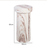 Maddison Lane Mandy Marble-Look Side Table