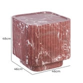 Maddison Lane Seraphina Marble-Look Side Table