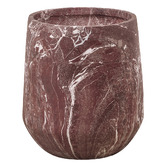 Maddison Lane Zaria Marble-Look Planter