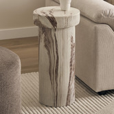 Maddison Lane Mandy Marble-Look Side Table