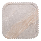 Maddison Lane Sylvia Travertine-Look Side Table