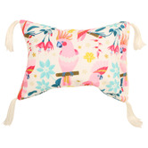 Good Vibes Rose Cockatoo Inflatable Beach Pillow