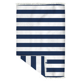 Good Vibes Retro Stripe Beach Towel