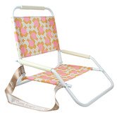 Good Vibes Retro Dot Foldable Beach Chair