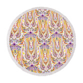 Good Vibes Nomad Paisley Round Beach Towel