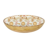 Good Vibes Moroccan Palm 32cm Mango Wood Salad Bowl
