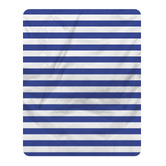 Good Vibes Hamptons Stripe Fleece Picnic Blanket