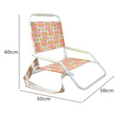 Good Vibes Retro Dot Foldable Beach Chair