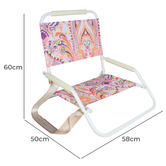 Good Vibes Nomad Paisley Foldable Beach Chair