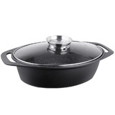 CS KOCHSYSTEME Marburg 32cm Non Stick Casserole with Aroma Lid