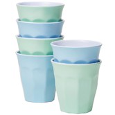 Meloware 6 Piece Frost Classic Melamine Tumbler Set