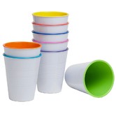 Meloware 8 Piece Assorted Retro 275ml Melamine Tumbler Set