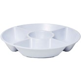 Meloware White 36cm Deluxe Pick &amp; Dip Platter