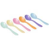 Meloware 6 Piece Bondi Premium Melamine Gelato Spoon Set