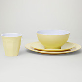 Meloware 48 Piece Classic Melamine Dinner Set