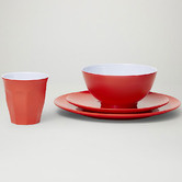 Meloware 48 Piece Classic Melamine Dinner Set