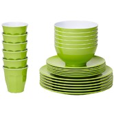 Meloware 48 Piece Classic Melamine Dinner Set
