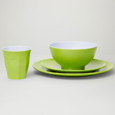 Meloware 48 Piece Classic Melamine Dinner Set