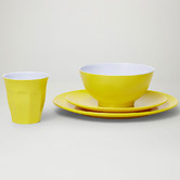 Meloware 48 Piece Classic Melamine Dinner Set
