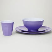 Meloware 48 Piece Classic Melamine Dinner Set
