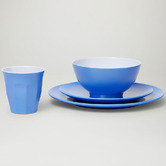 Meloware 48 Piece Classic Melamine Dinner Set