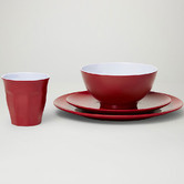 Meloware 48 Piece Classic Melamine Dinner Set
