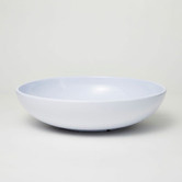 Meloware 3 Piece White Deluxe Melamine Salad Bowl &amp; Server Set