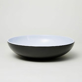 Meloware Black Deluxe Melamine Salad Bowl &amp; Server Set