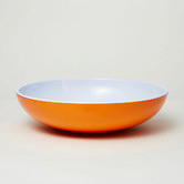 Meloware Orange Deluxe Melamine Salad Bowl &amp; Server Set