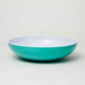 Meloware 3 Piece Green Deluxe Melamine Salad Bowl &amp; Server Set