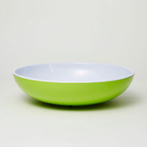 Meloware 3 Piece Lime Deluxe Melamine Salad Bowl &amp; Server Set