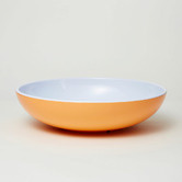 Meloware 3 Piece Apricot Deluxe Melamine Salad Bowl &amp; Server Set