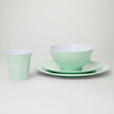 Meloware 48 piece Frost Classic Pro Melamine Dinner Set