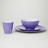 Meloware 24 Piece Majestic Classic Pro Melamine Dinner Set